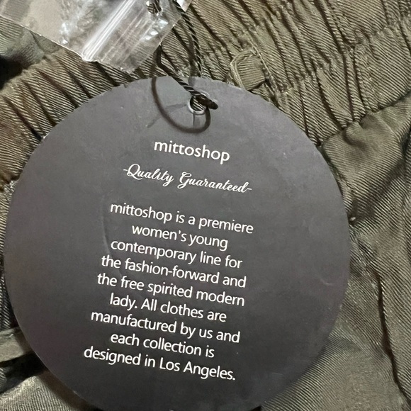 Mittoshop Olive Blended Joggers size L - Picture 8 of 10